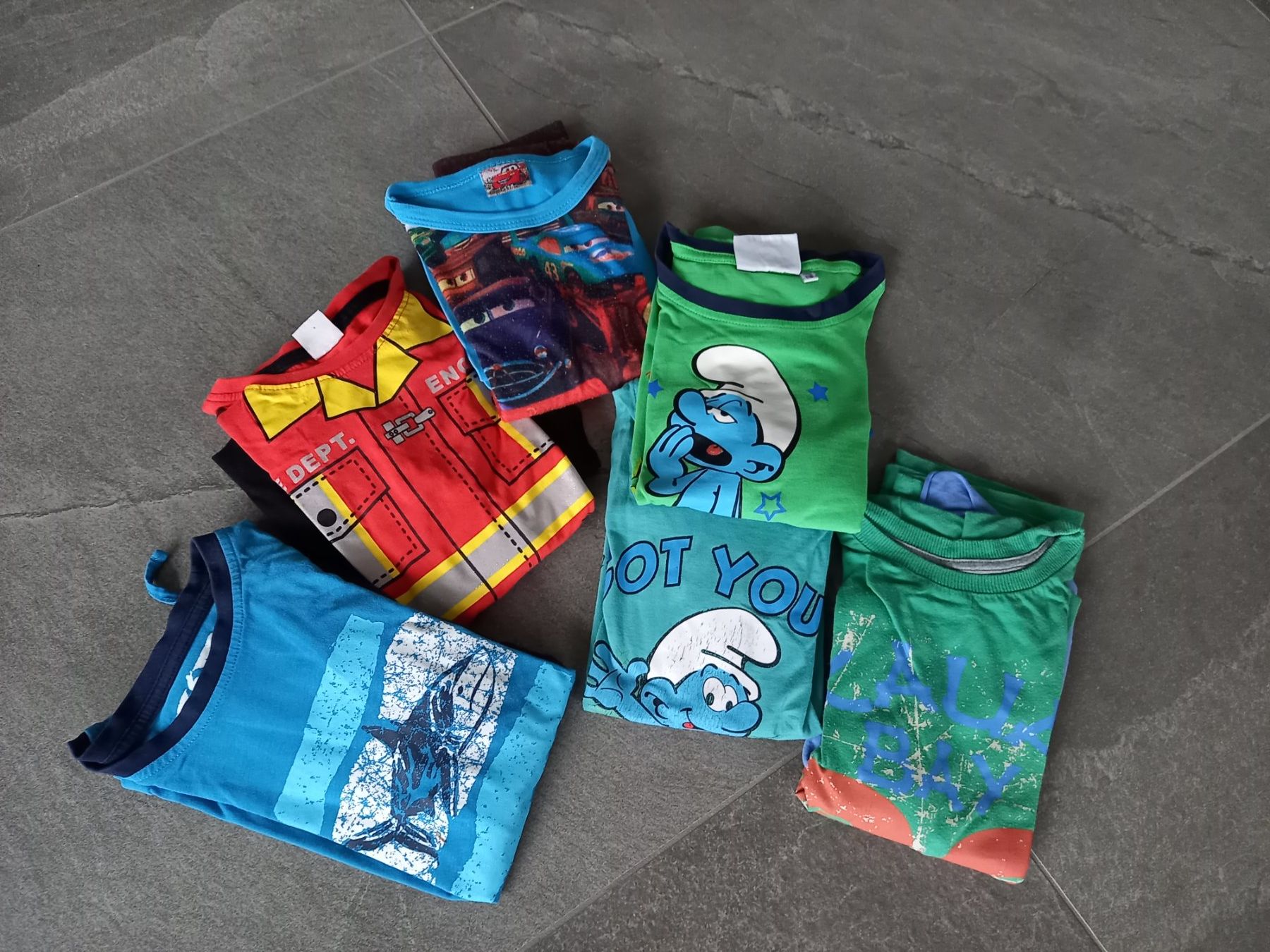 Pigiama & Simili: Pyjama Gr. 110 116 Jungs 6x kurzarm – Usato da Rheinfelden venduto da Plumeria1