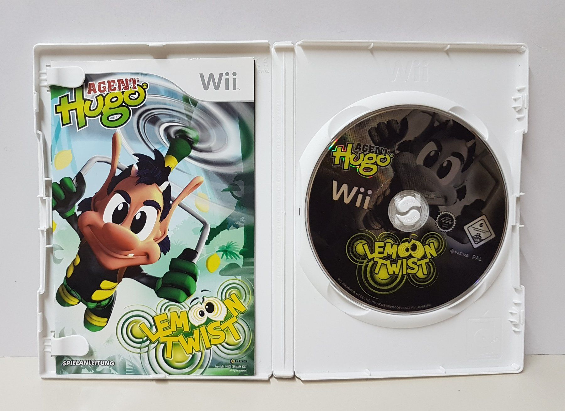 Nintendo Spiele: 😎Agent Hugo Lemoon Twist    Wii – Gebraucht aus Schüpfheim von Games_Spielkonsolen