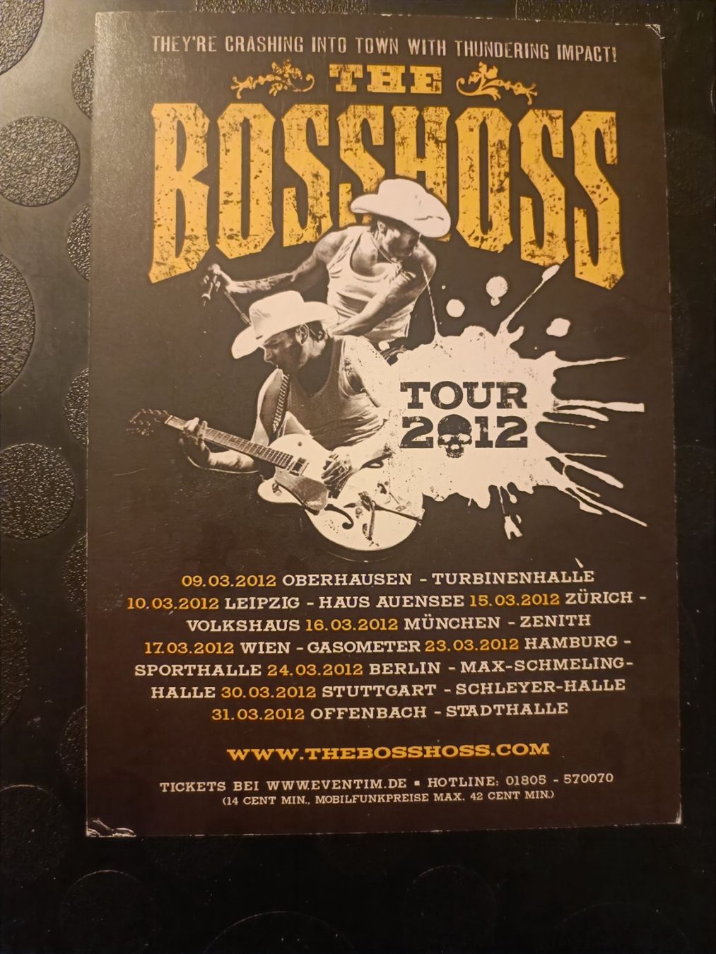 Autographes: BossHoss - handsignierte alte Karte – D'occasion à Menziken par Artographs 1