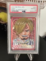One Piece Card Game Sanji PRB01 Alternate Art PSA 10 JP