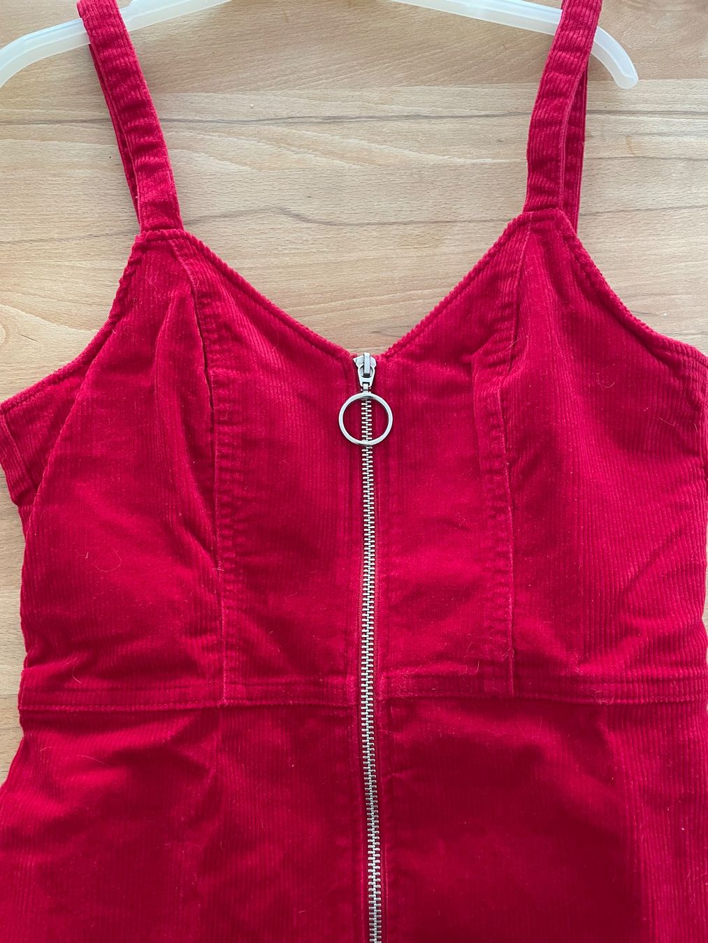H&M Vestiti: Robe rouge à zip – Usato da Sion venduto da Mazarine_ 1