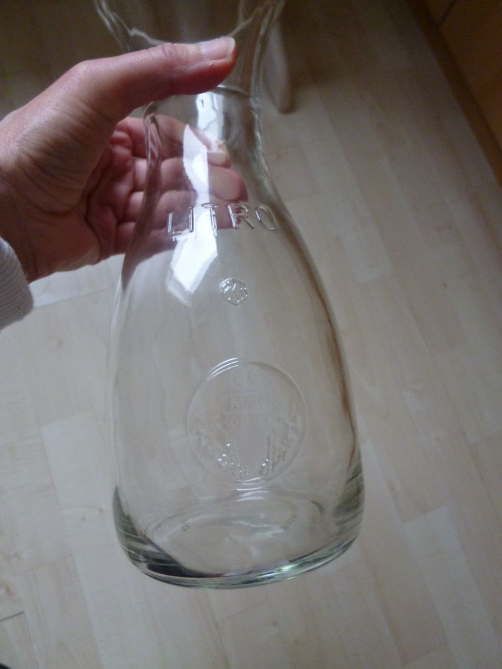 Caraffe: Glaskaraffe Bormioli Rocco  LITRO Wasser Trink Karaffe – Usato da Dättlikon venduto da Mamakuga 1