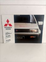 Brochure Catalogue Mitsubishi 1987 gamme (Suisse)