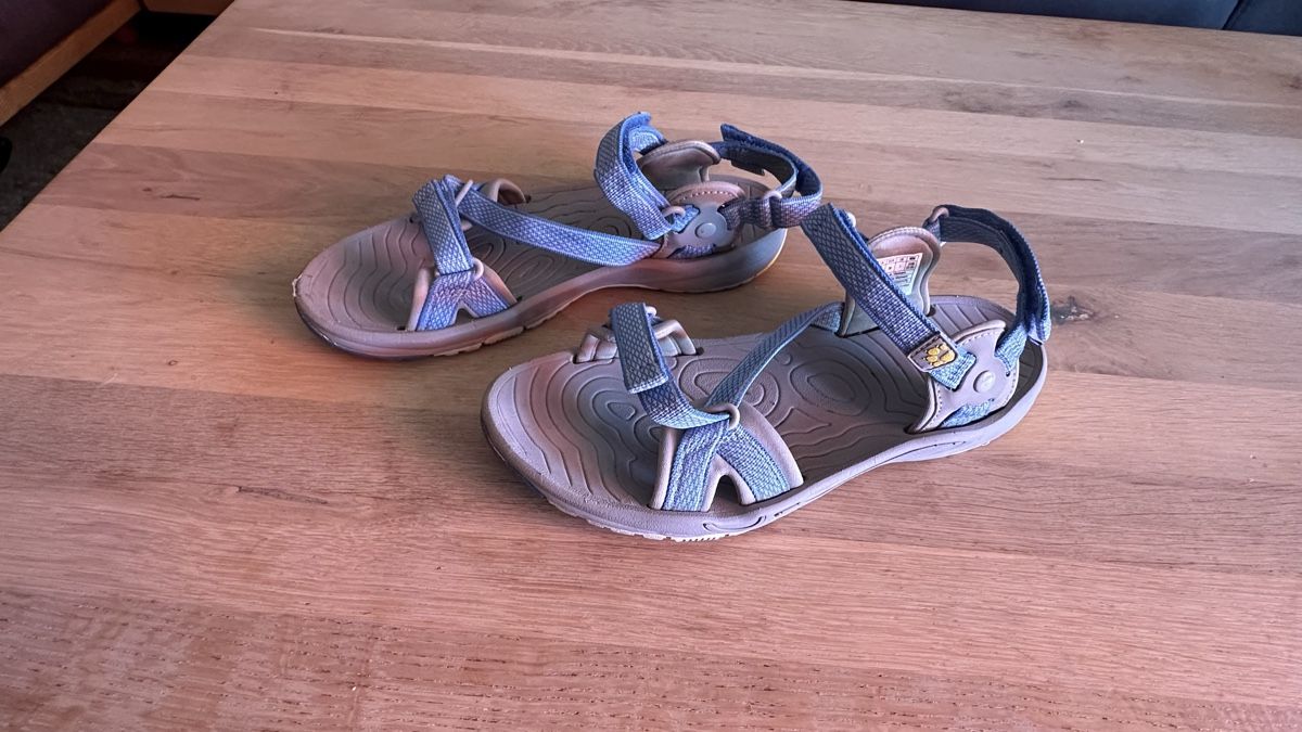 Jack Wolfskin Damenschuhe: Jack Wolfskin Trekkingsandalen Gr. 38 Blau/Grau – Gebraucht aus Winterthur von whatdreamz 2