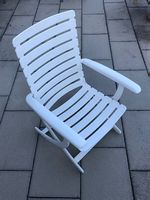 Gartenstuhl Kunststoff weiss