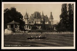 Thunersee, Das Schloss Schadau, Ruderboo