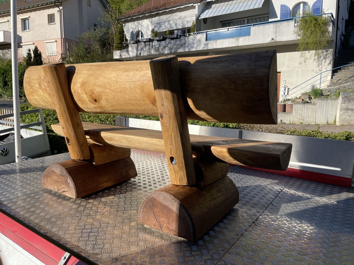 Set di tavolo e panche: Massive Eichenholz Bank – Nuovo e nell'imballaggio originale da Hemmental venduto da _P2000_ 1