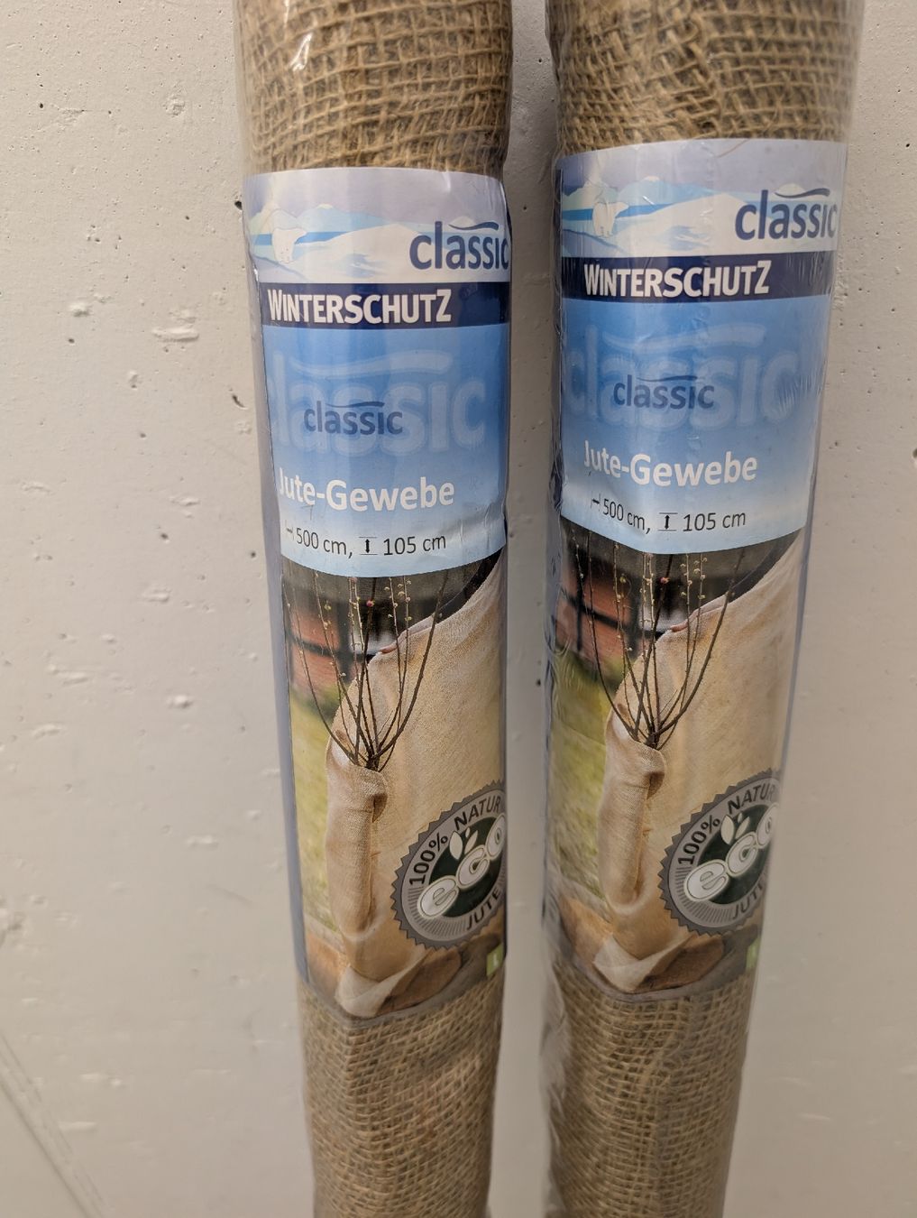 Tessuti: 2x Jute-Gewebe Winterschutz 500cm x 105cm – Nuovo e nell'imballaggio originale da Uster venduto da FabioR 1