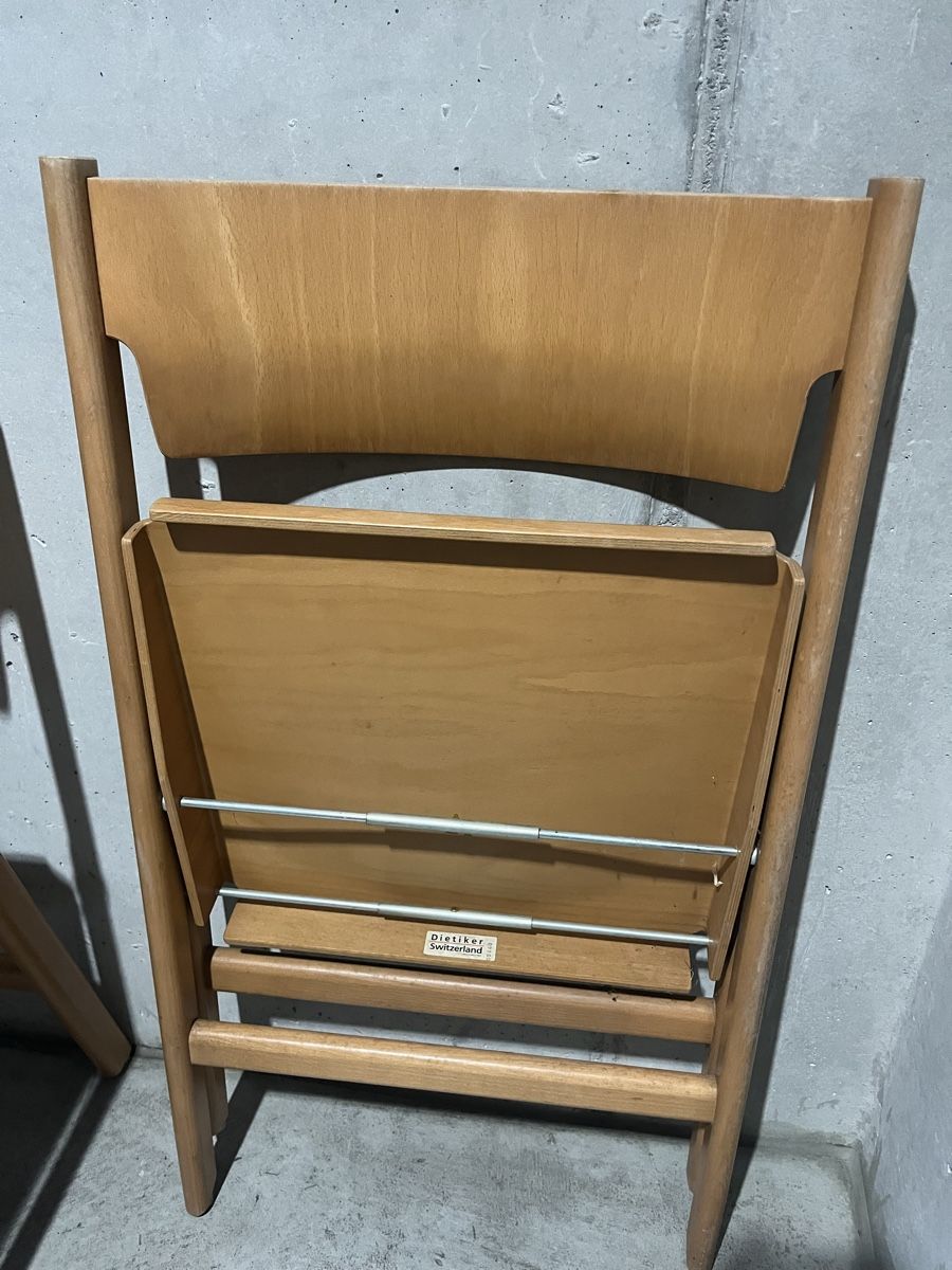 Chaises: Hans Eichenberger Klappstühle – D'occasion à Zürich par mianinni 1
