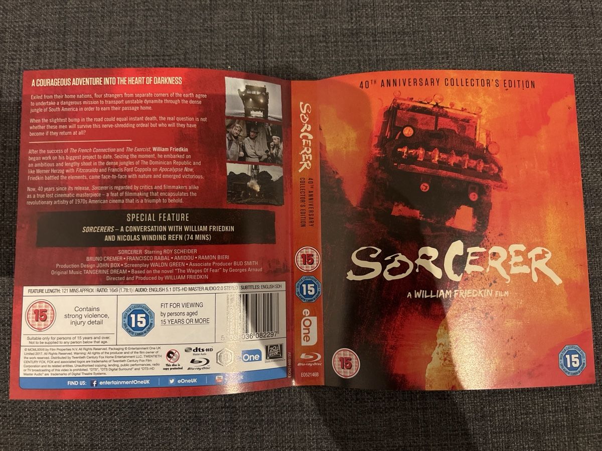Tutti i DVDs: Sorcerer bluray UK version – Usato da Oberentfelden venduto da Rabaelikus 2