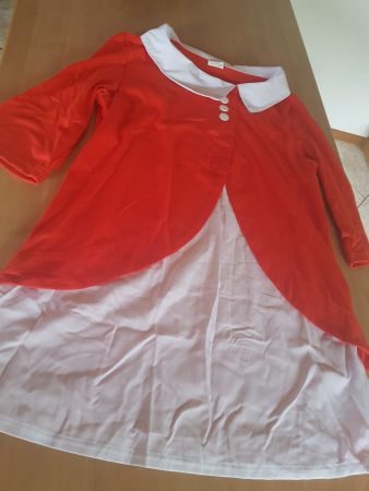 Blouse - tunique rouge blanche taille M