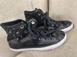 CONVERSE high-top sneakers trainers studs 37.5 🖤 Turnschuhe