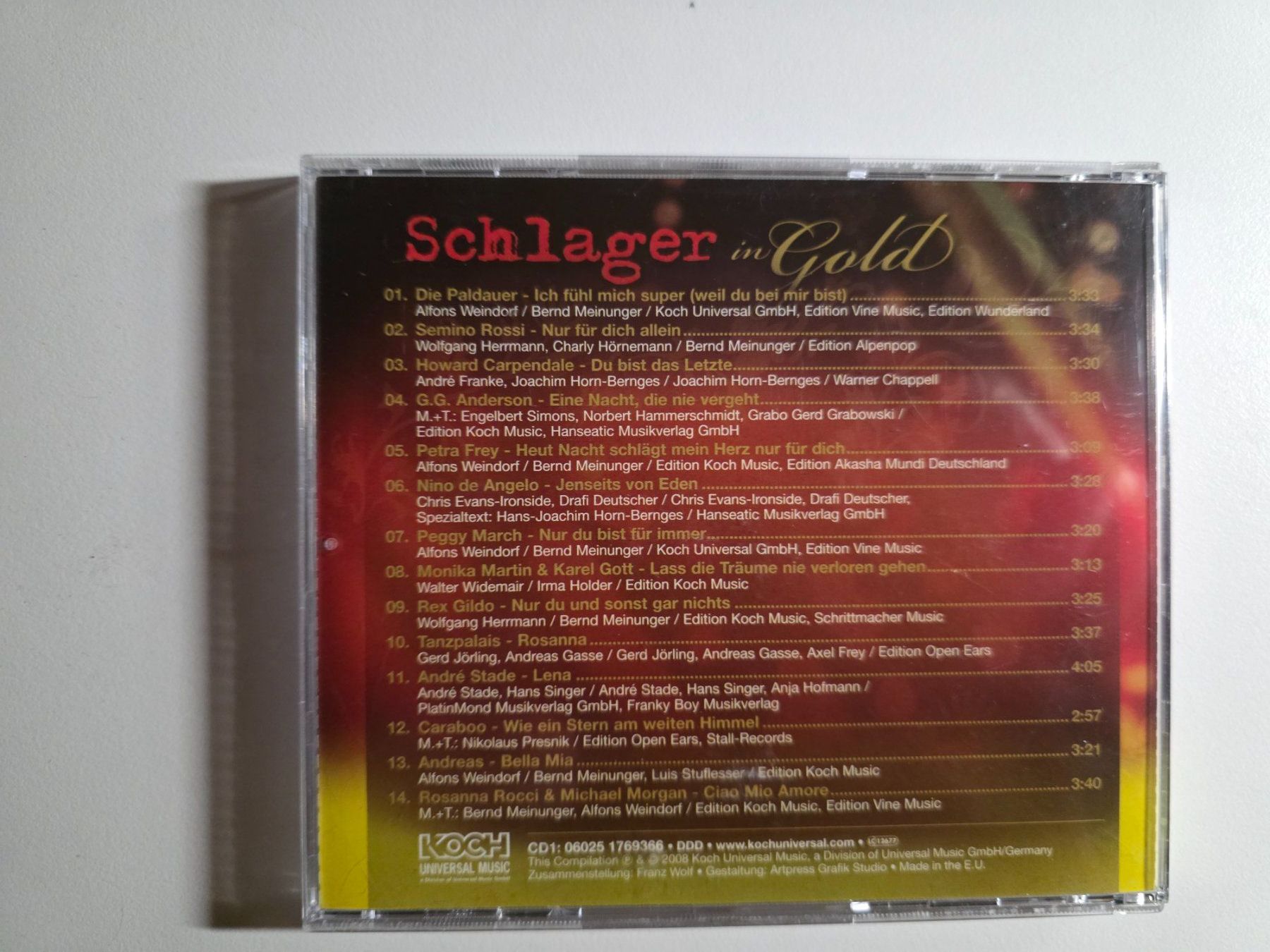 CD: CD - Schlager in Gold Verschiedene Interpreten – Usato da Walterswil BE venduto da Lonitti 2