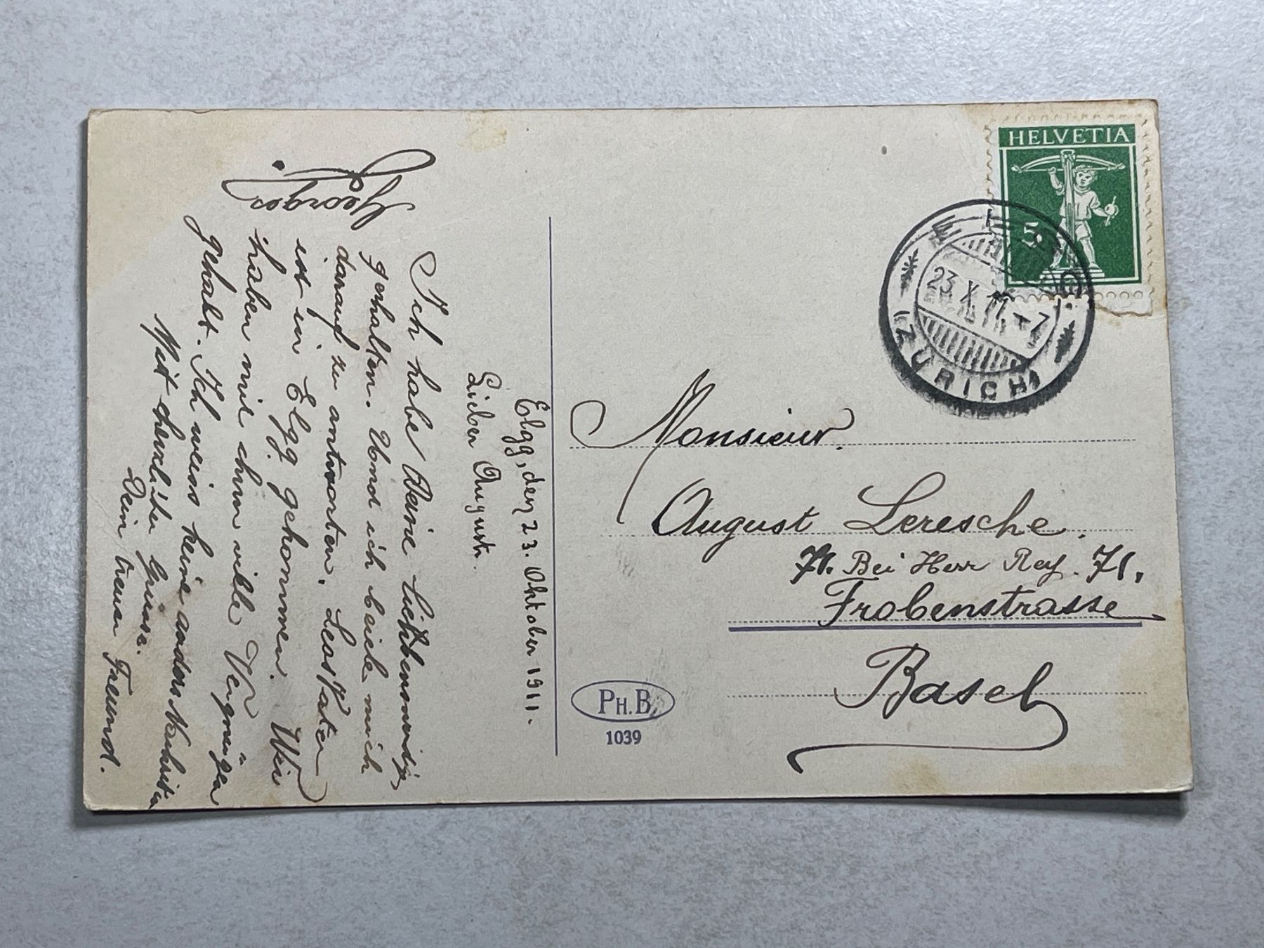 Cartoline postali: Alte Ansichtskarte "Bernerhaus und das Wetterhorn" – Usato da Strengelbach venduto da Aschatan5 1