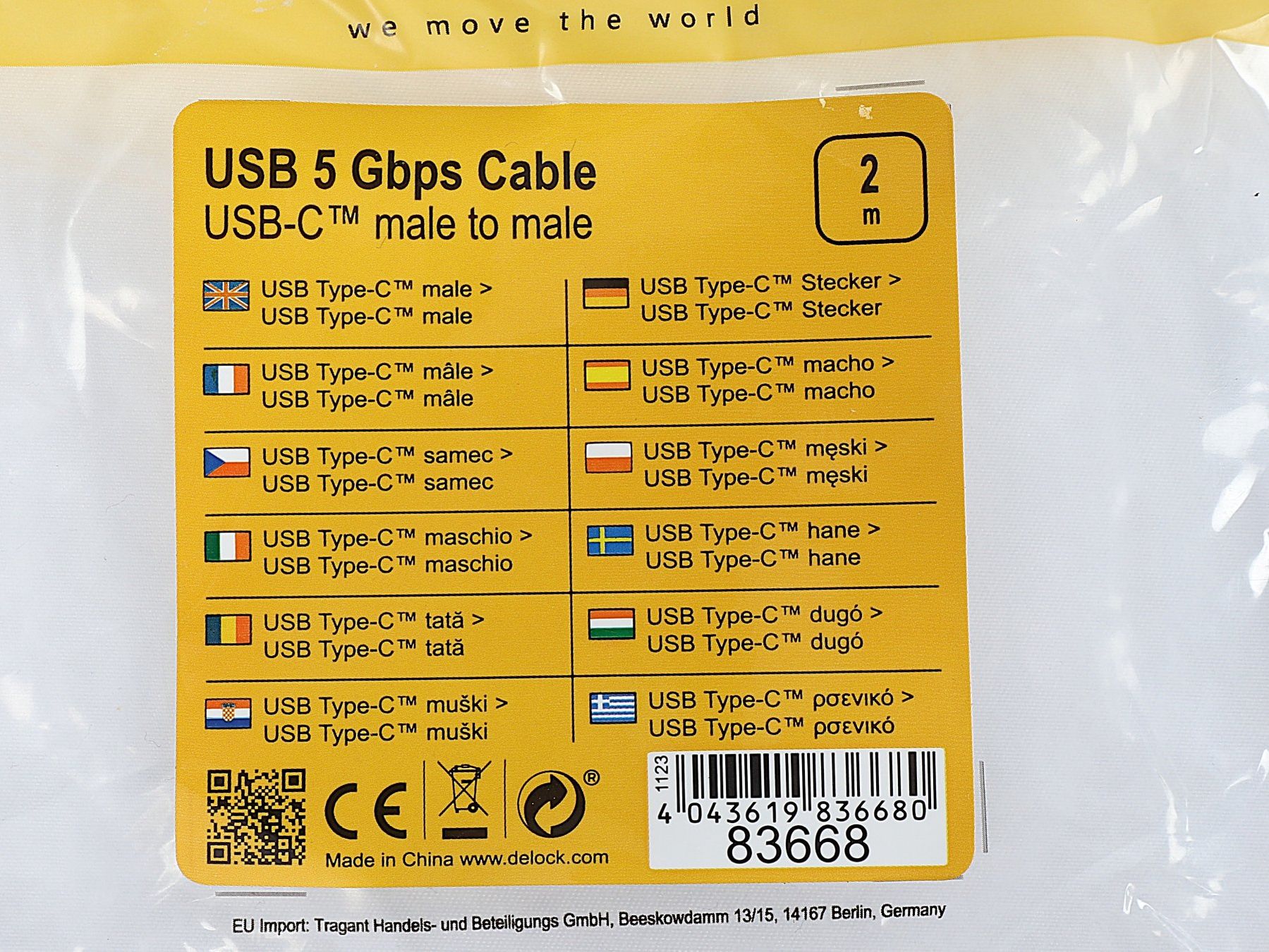 Caricabatterie: DELOCK USB 5 Gbps Cable (USB-C) – Nuovo (secondo la descrizione) da Steinen venduto da Restwert_Steinen 8