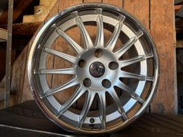 Alu-Felgen mit Chrom-Tiefbett