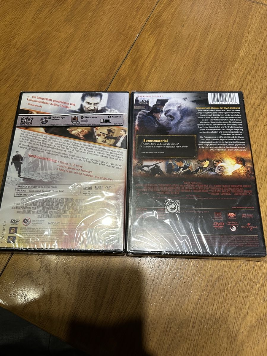 Tutti i DVDs: 96 Hours, die Mumie DVD neu – Nuovo e nell'imballaggio originale da Benken ZH venduto da Audi-erich 1