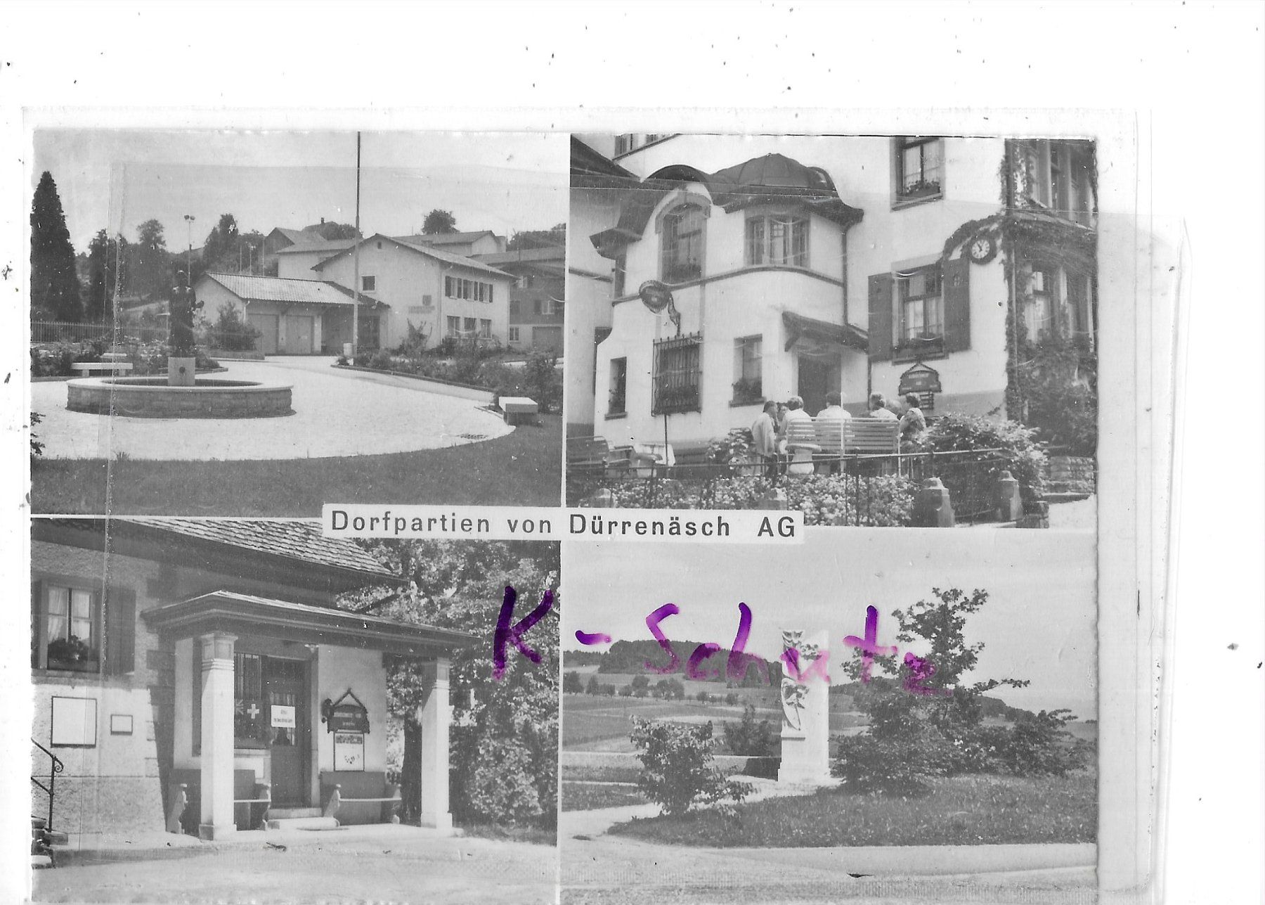 Cartoline postali: AG Dürrenäsch Dorfpartien – Usato da Schocherswil venduto da Wilare