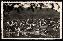 AK Chiasso, Panorama mit Straßenpartie