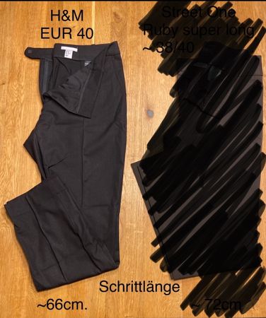 Elegante Hose von H&M, Gr. 40
