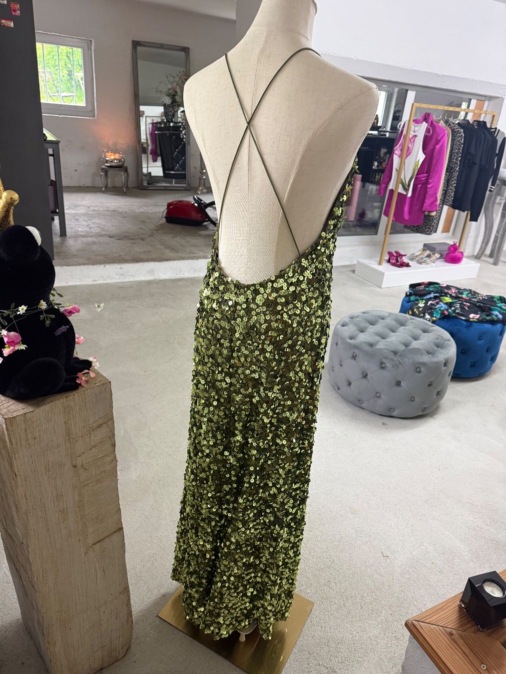 Zara Vestiti: Langes, elegantes Paillettenkleid -  Gr. M – Nuovo e nell'imballaggio originale da Lutzenberg venduto da Schatzkiste88 2