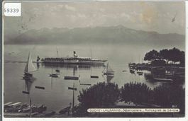 Ouchy - Debarcadere - Dampfer "La Suisse"