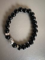 Armband schwarz - Buddha 1