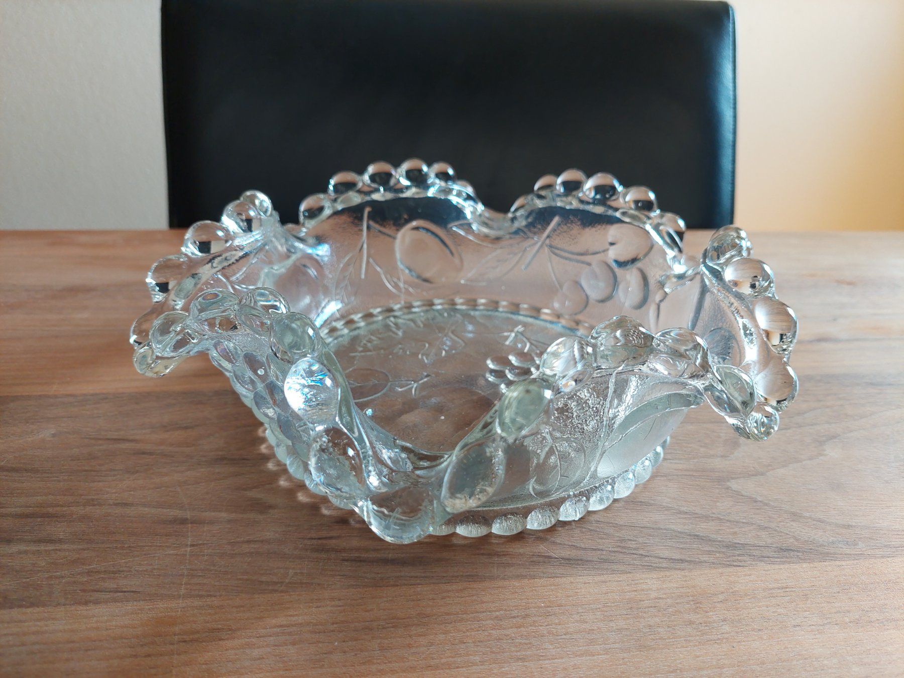 Ciotole: Vintage Glasschale mit Fruchtmotiven – Usato da Brunnen venduto da Livianda