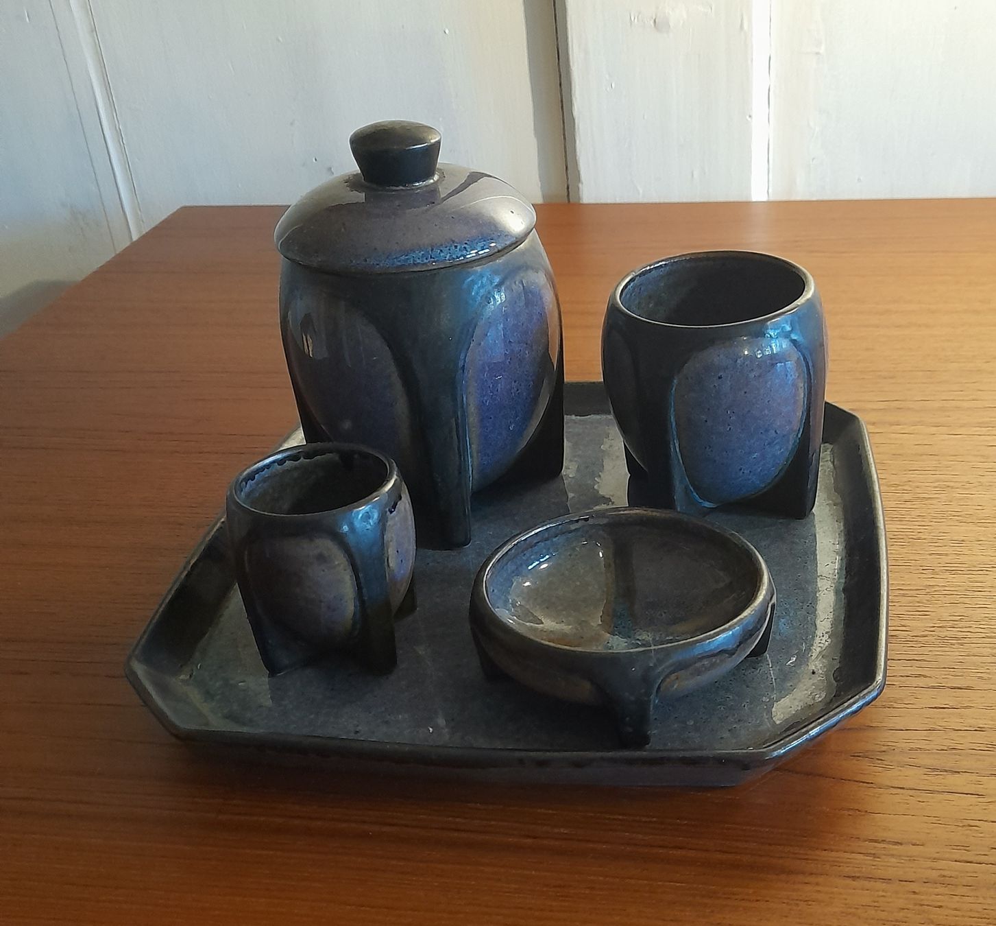 Schalen: Rares Denbac Jugendstil Tabak Service – Gebraucht aus Haslen AI von Vintagelix 1