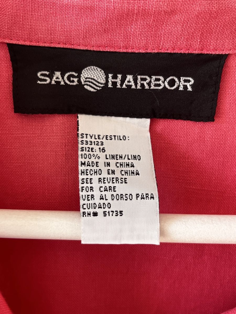 Camicette: Leinenbluse von Sag Harbor, Gr. 44 – Usato da Zürich venduto da Kleanthy 2