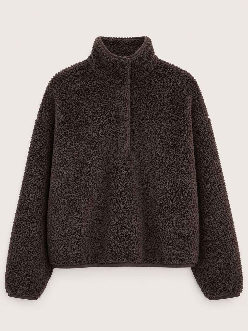 H&M Maglioni & Felpe: Warmer Winterpulli aus Teddyplüsch, Braun, Grösse S – Usato da St. Gallen venduto da sev_vdt7