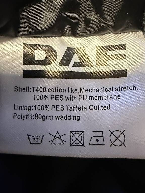 Giacche: DAF Trucks Fahrerjacke Gr. L – Usato da Seedorf UR venduto da Speedtrans74 4