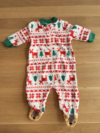 Weihnachtsstrampler Gr. 56