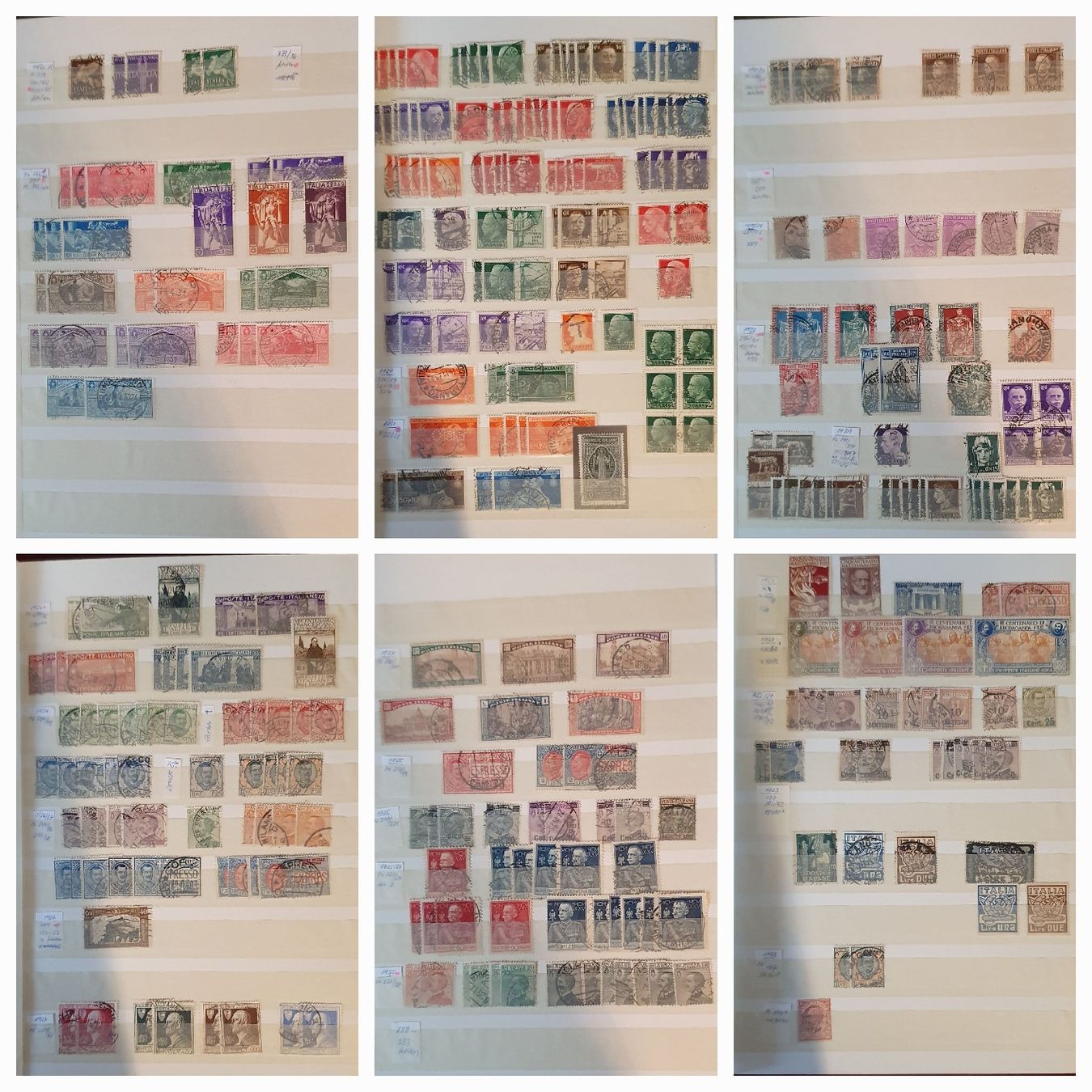 Alle Briefmarken: 2 Alben Italien und mehr.... – Gebraucht aus Kreuzlingen von Rschweiz1 1