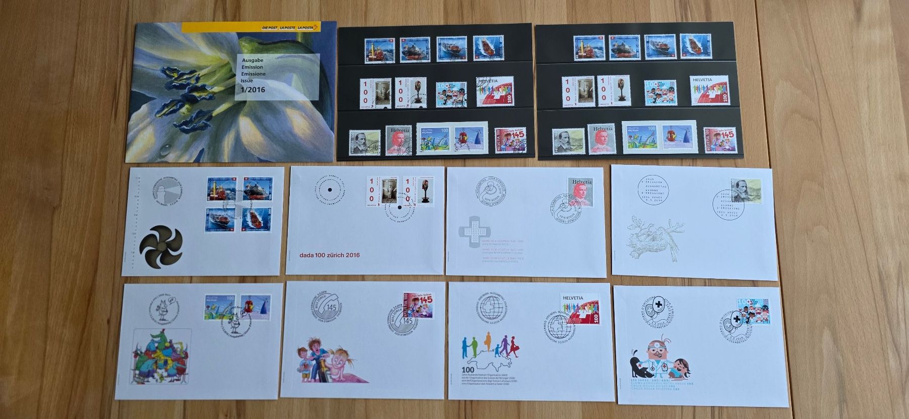 Alle Briefmarken: CH-Briefmarken Jahresausgabe 2016 – Neu (gemäss Beschreibung) aus Wettswil von Schnuebe
