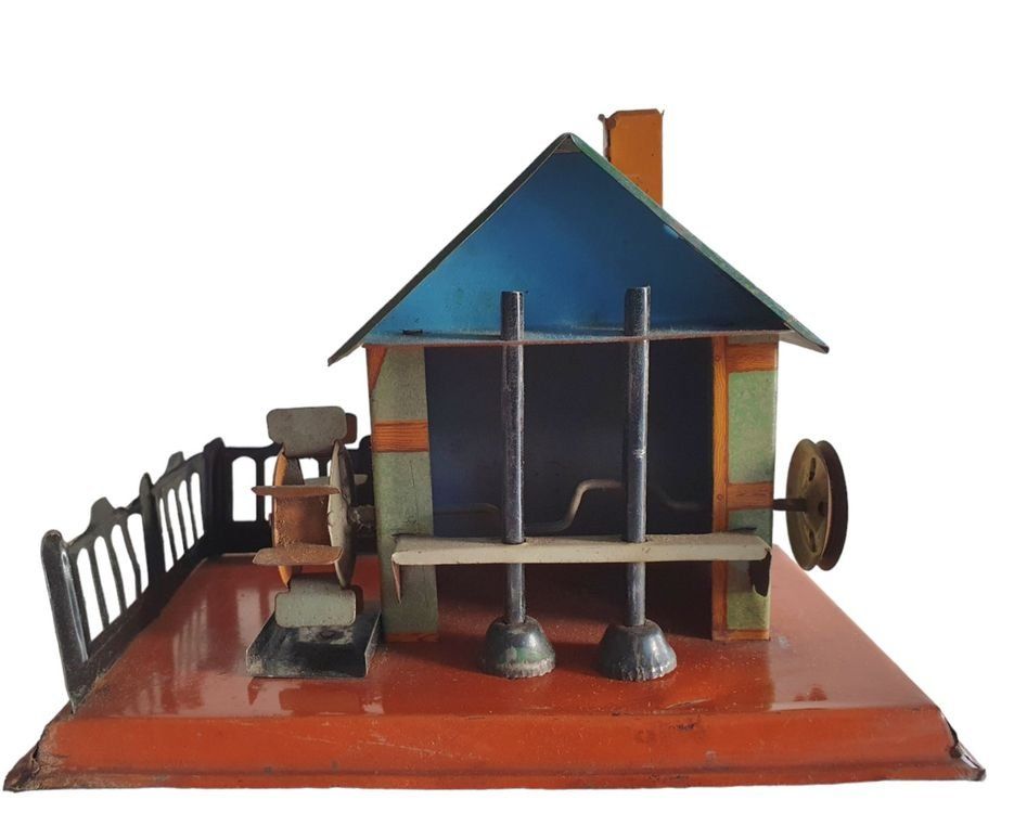 Modellbausätze & Standmodelle: altes Dampfmaschinen Antriebsmodell Haus mit Stampfe – Gebraucht aus Flawil von JaguarXJSHE 1