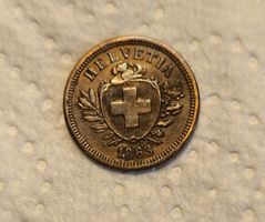 1 Rappen 1863 - RRR