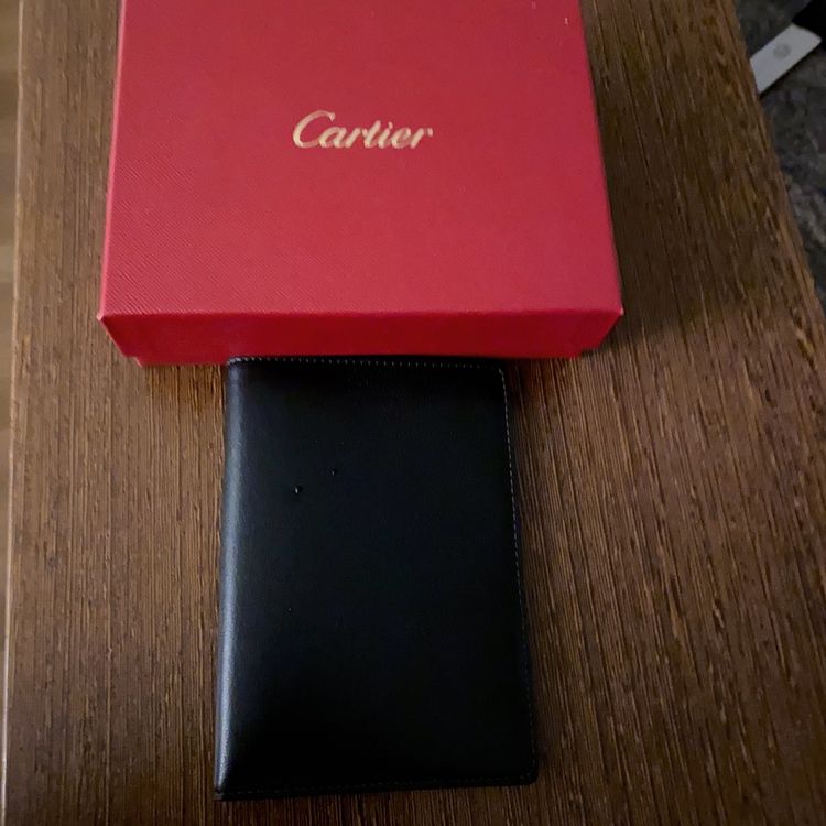 Cartier Black Leather Passport Holder Kaufen auf Ricardo