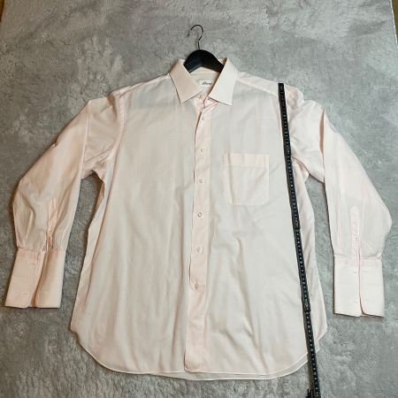 Brioni Hemd Rosa Hellrosa 45 17¾ Made in Italy Monogramm