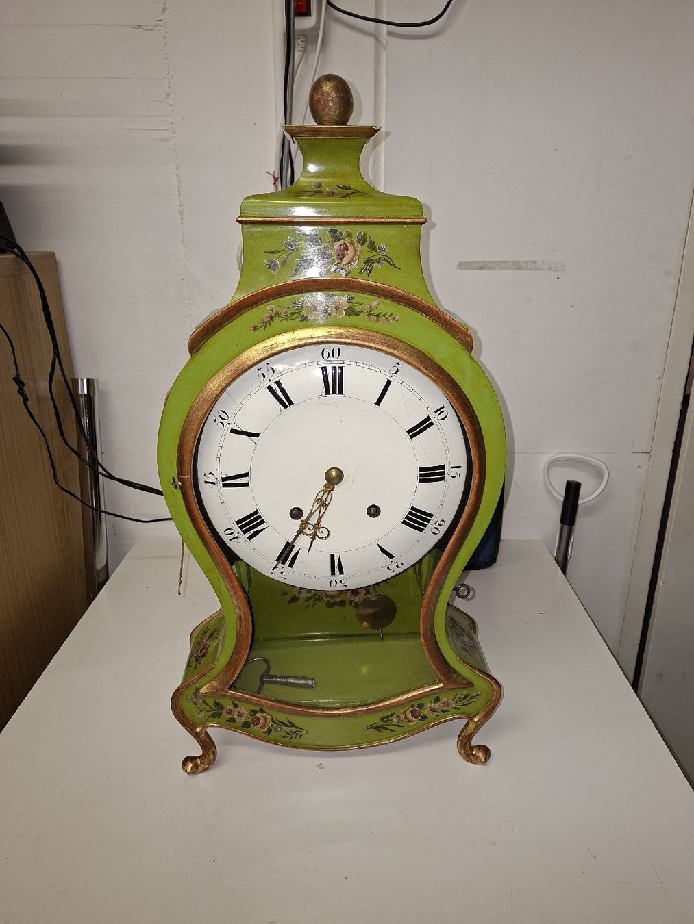 Swiss Orologi: Antik neuenburger Pendule – Usato da Liebefeld venduto da Turi-53 1