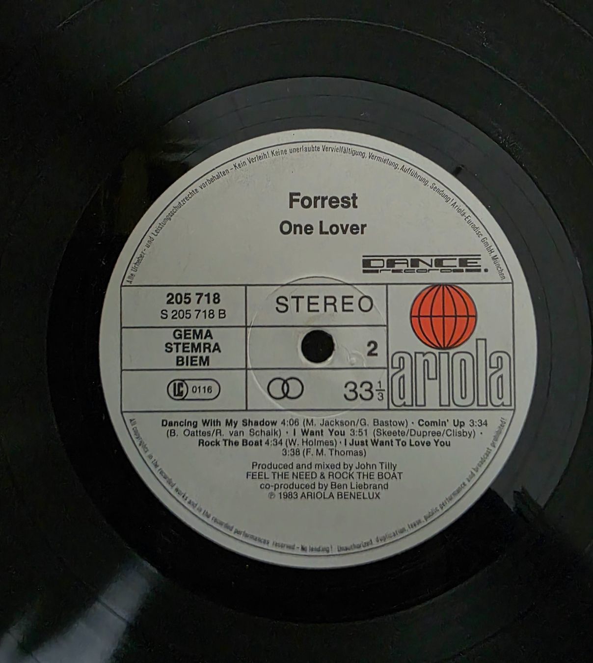 Dischi in vinile: Forrest LP – One Lover – Usato da Root venduto da atelier22 2