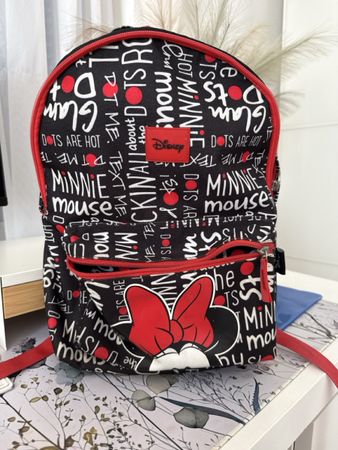 Rucksack Disney Minnie Mouse schwarz rot Kinder