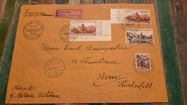 1943 Flugbrief 30 Jahre Alpenflug