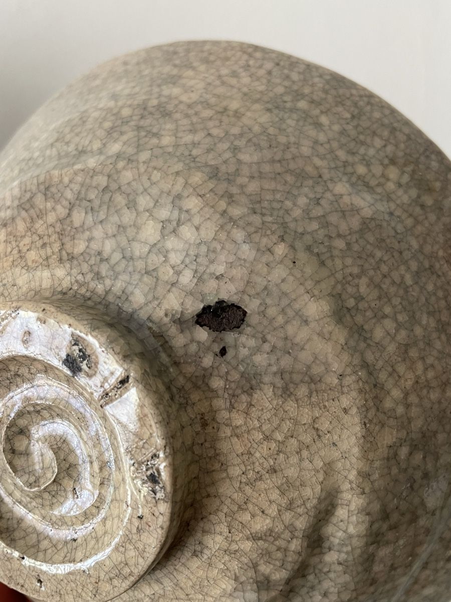 Ciotole: Old Rakuware Japanese chawan tea bowl – Usato da Basel venduto da Amechan. 6