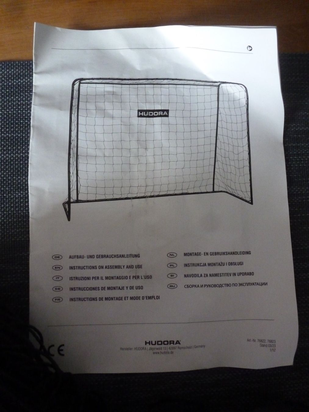 Fussball- & Hockeytore: HUDORA Fussballtornetz – Neu (gemäss Beschreibung) aus Lützelflüh-Goldb von mammaCarlotta