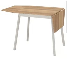Bamboo Drop Leaf Dining Table - Great for Summer Gatherings!