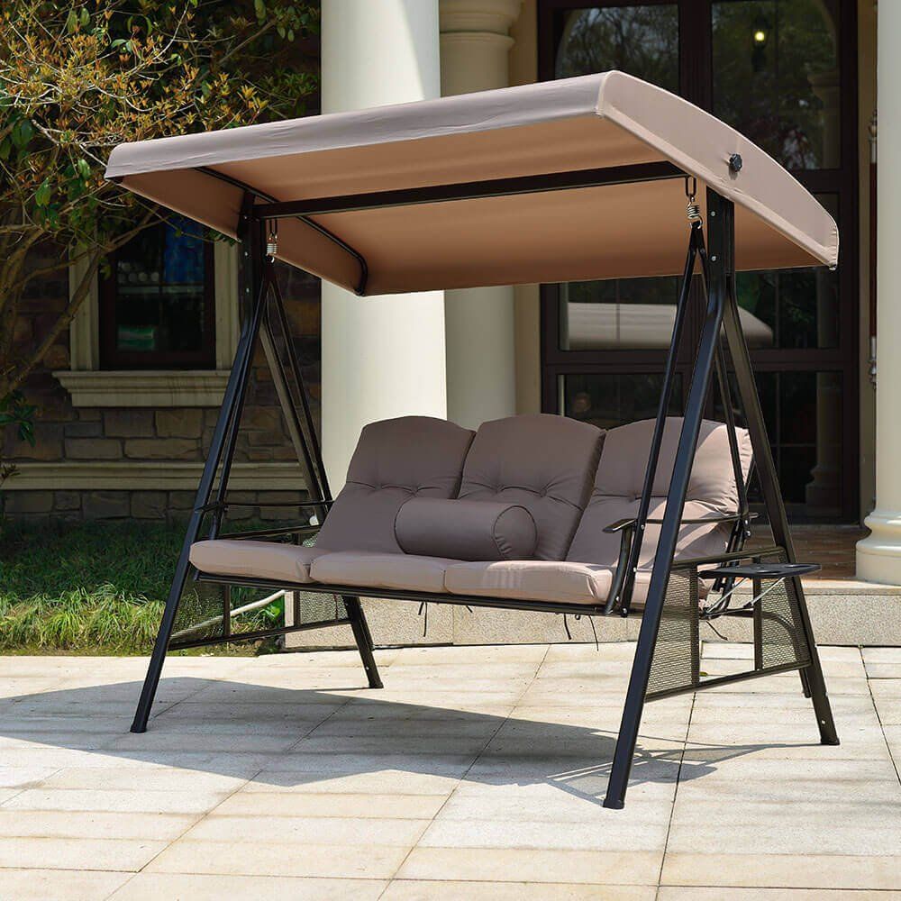 Altre altalene da giardino: 20238 - Hollywoodschaukel SOLO - Beige mit Abdeckung – Nuovo e nell'imballaggio originale da Wallenwil venduto da toesstal-vertrieb 8