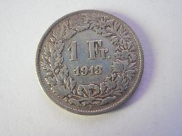1 Fr. 1913 silber