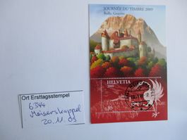 Voll Ort Ersttagsstempel 6344 Meierskappel