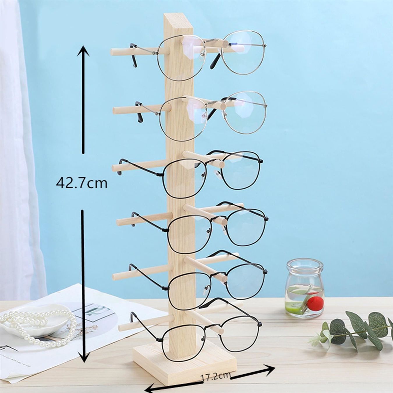 Altro in Decorazioni & Accessori: Brillenständer Holz Sonnenbrille Rack – Nuovo (secondo la descrizione) da Thun venduto da thunshop